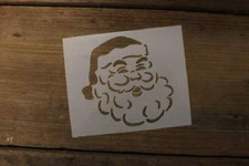 L1056 Santa Claus Face Mylar Stencil Art Paint Scrapbook Made in USA
