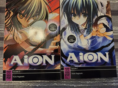 Aion Manga Graphic Novel Volume 1 & 3- by Yuna Kagesaki