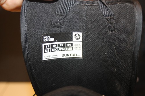 Burton "Imprint 2" Ruler MENS 11 Snowboard Boots Black Snowboarding Boots - Picture 7 of 7