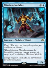 Moderate Play, English MTG Regular Mizzium Meddler Origins Magic the Gathering