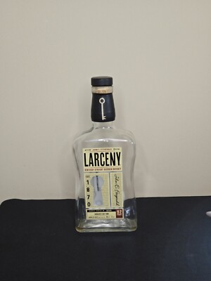 Larceny Small Batch Straight Bourbon Whiskey Bottle 750 mL Bottle [Empty]