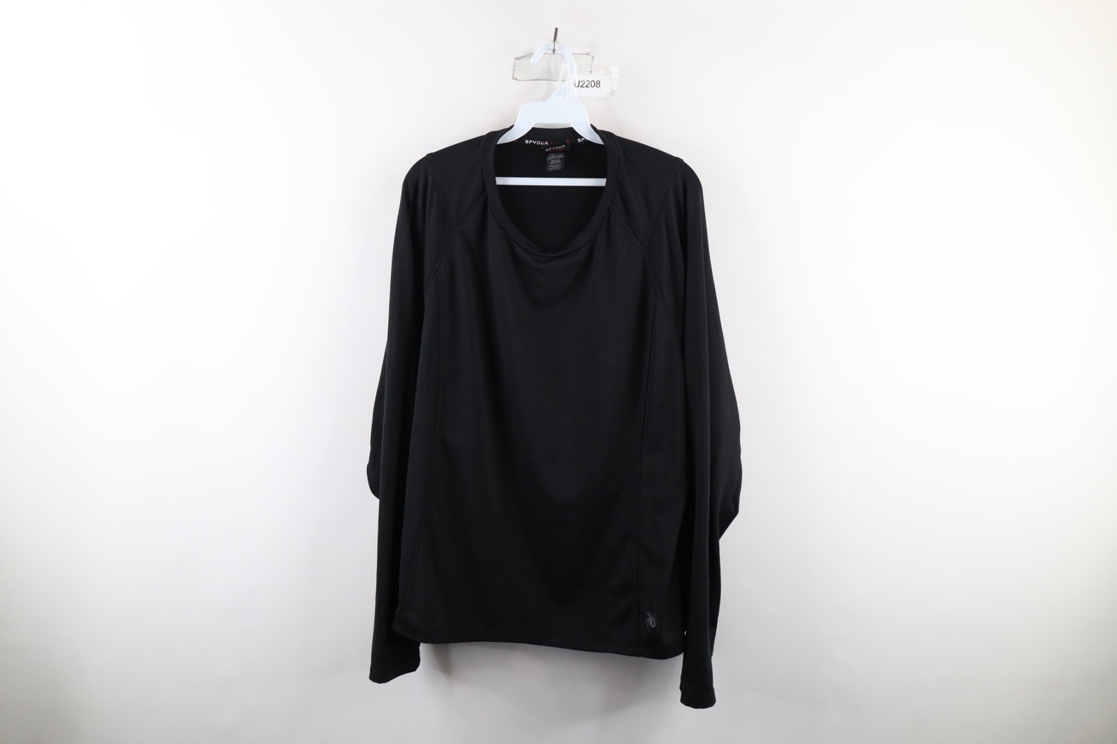 Spyder Active Womens 2XL XXL Spell Out Fleece Lined Long Sleeve Sweatshirt Top