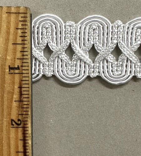 1-1/8" Large Scroll Gimp Braid Trimming - 6 Continuous Yards! - Picture 3 of 9