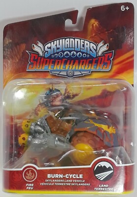 2015 Skylanders SuperChargers: Vehicle BURN CYCLE Character Pack - FIRE / LAND