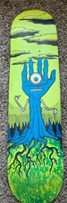 1 Of 1 Jeremy Klein Skateboard Deck Painting 2009 All Seeing Hand Hook Ups JK In