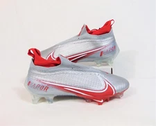 Nike Vapor Edge Elite 360 Flyknit Red Football Cleats Sz 7.5 NEW AO8276 008 RARE