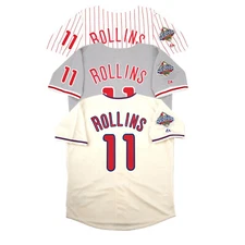 Jimmy Rollins 2008 Philadelphia Phillies World Series Home/Road/Alt Men's Jersey