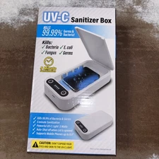 UV Light Sanitizer Box UV-C Light Sterilizer Cleaner For Smartphone Jewelry Toy