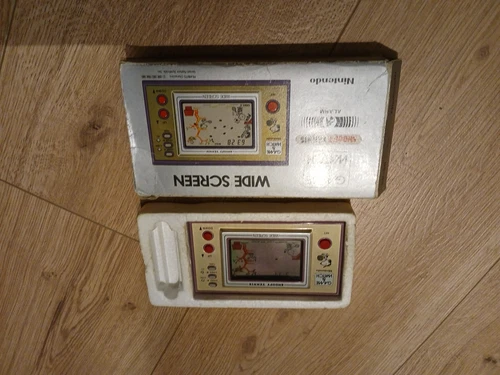 Nintendo Game & Watch SNOOPY TENNIS 1982 - WIDE SCREEN - JAPAN - PEANUTS SP-30