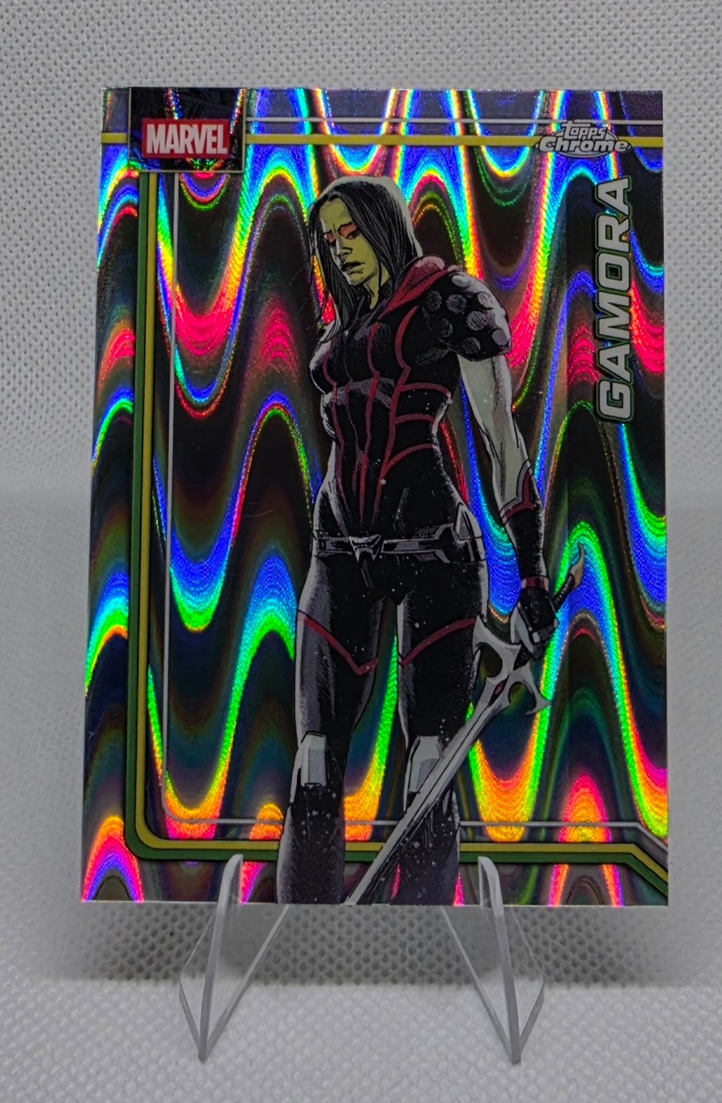 2026 Topps Chrome Marvel Comics - Gamora #040 Raywave Refractor