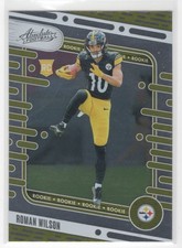 #169 Roman Wilson 2024 Panini Absolute Base * RC Pittsburgh Steelers