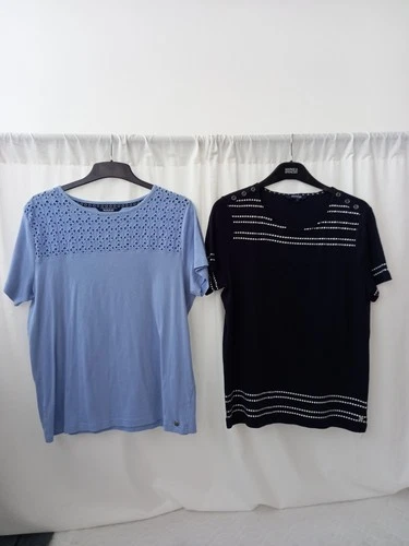? Maine Blue Tops X 2 Size 18 Vgc