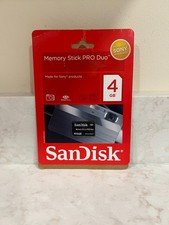 Sandisk Memory Stick Pro Duo 4GB New In Box 