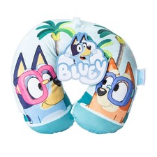 Bingo  Bluey Kids Travel Neck Sleep Pillow Soft 14 x 14 NWT NEW