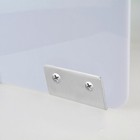 4 Sets Klemmzwingen Glasklemmhalter Edelstahlklemmen Halterung Aus