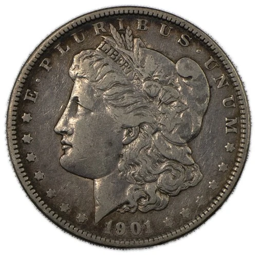 1901 P VF Morgan Silver Dollar $1 Very Fine Philadelphia