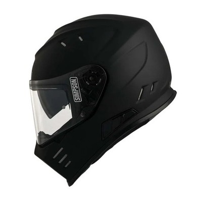 Simpson venom マットブラック Simpson Venom Moto Motorcycle Motorbike Full Face Helmet Matt