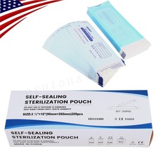 Self Sterilization Pouches Autoclave, Medical Sterilizer Bags Dental Tattoo Nail