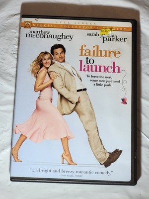 Failure to Launch DVD Full Screen Matthew McConaughey Sarah Jessica Parker Comed