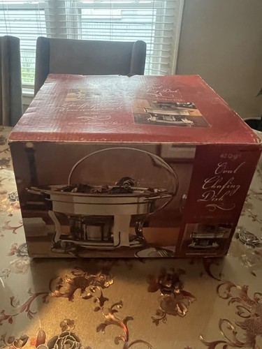 Costco Stainless Steel Oval Chafing Dish 4.2 Quart 18/10 Up to 390° BUNDLE!! - Picture 3 of 5