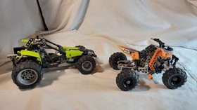 LEGO Technic Loose Vehicles Lot (2) &ndash; Quad Bike [9392] & Dune Buggy [9393]