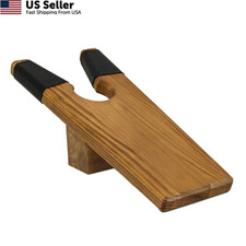 Wooden Boot Jack No Bend Cowboy Puller Heavy Duty Shoe Large, Walnut
