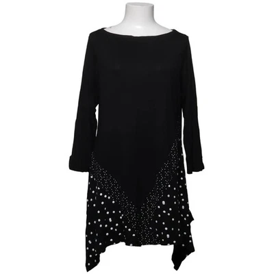 Yours, tunique, taille : 44, noir/blanc, élasthanne/viscose, à pois, femmes #FWA - Photo 1/4