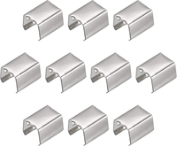 100 StüCk Bandklemmen Umklappen Quetsch Crimp Enden 12X9Mm Endkappen Schmuck Ver