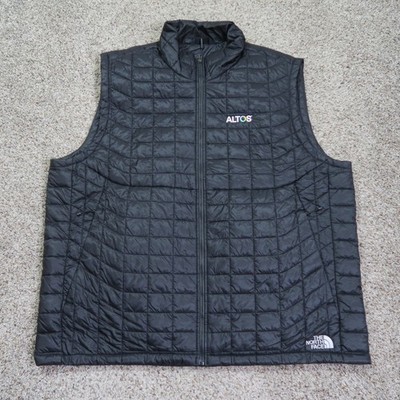 The North Face Vest Mens 2XL Black Thermoball Eco Quilted Insulated Puffer Camp