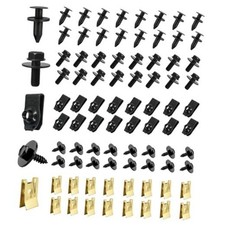100PCS Car Body Fasteners Kit, Engine Under Cover Splash Shield Bolts, Fender