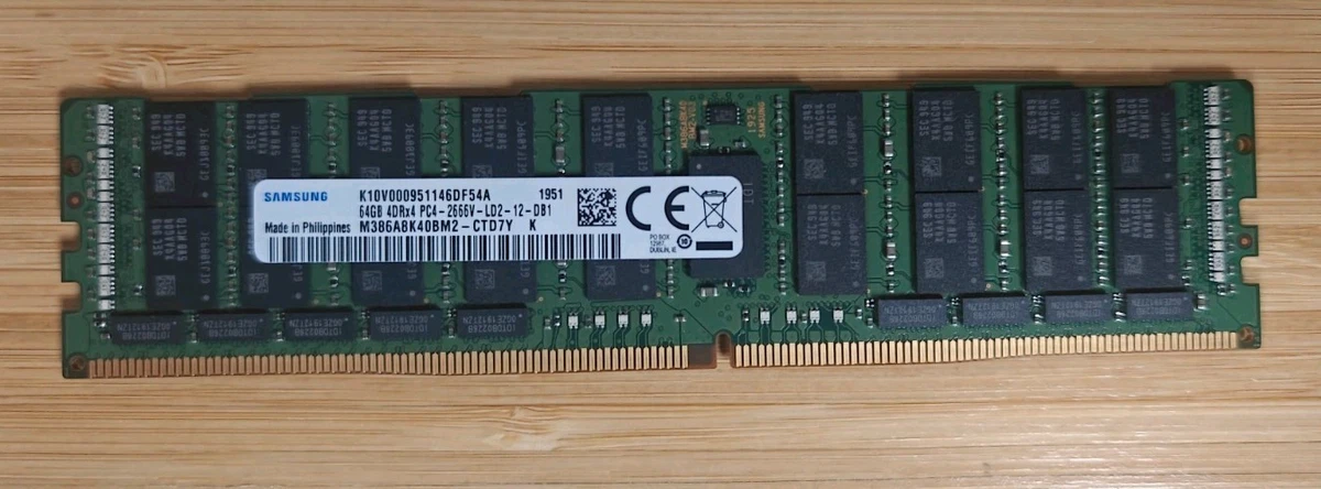 Samsung DDR4 SDRAM 64 GB Total Capacity Memory (RAM) for sale | eBay