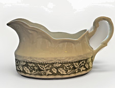 VTG Gravy Boat Farmhouse J & G Meakin Green Colonial English Ironstone 