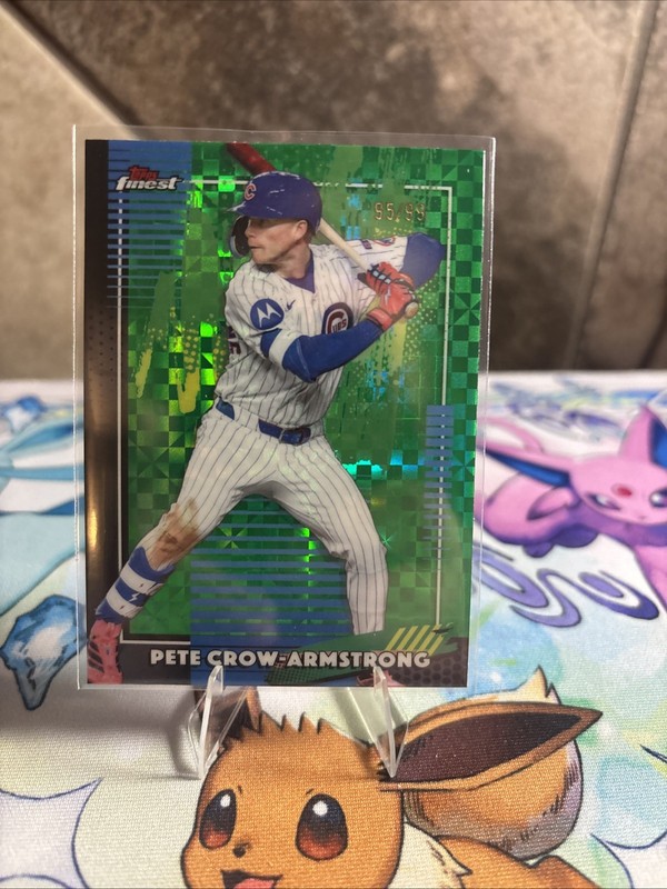 2026 Topps Finest Pete Crow Armstrong Green Xfractor /99 Chicago Cubs