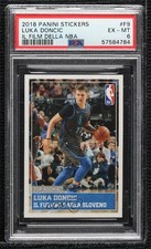 2018 Panini Album Stickers European Il Film Della NBA Luka Doncic #F9 PSA 6 3u4