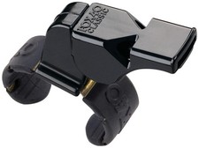 Fox 40 Classic Official Fingergrip Whistle Black Black