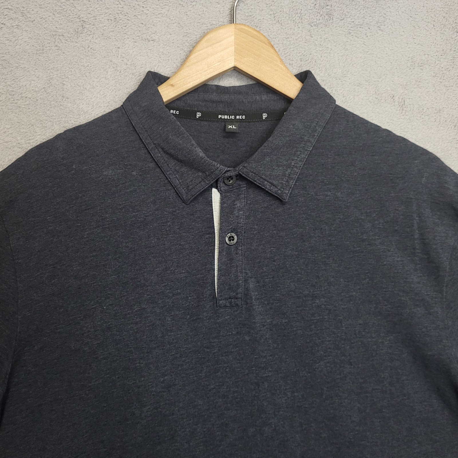 Public Rec Shirt Mens XL Gray Short Sleeve Polo Golf Business Casual