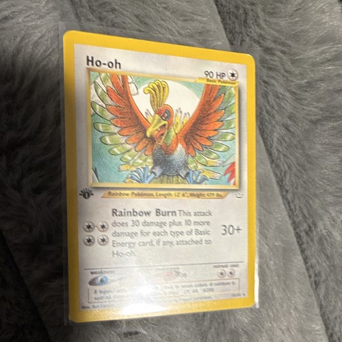 Pokemon Ho-oh 18/64 Neo Revelation 1st Ed Rare Regular ENG