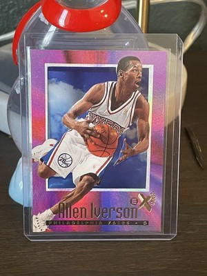 ALLEN IVERSON 1996-97 Skybox EX-2000 Rookie Card #53 - Philadelphia 76ers