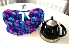 Tea Cosy Teapot Cover - Polyester & Fleece 14 x 9'' - Handmade UK - Free UK P&P
