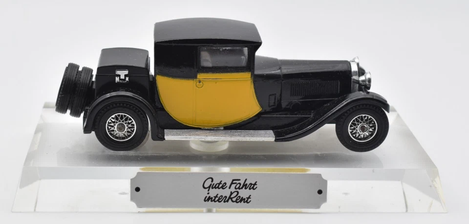 Matchbox MoY Yesteryear Y24 Bugatti T44 black - yellow. interRent... - Image 2 of 4