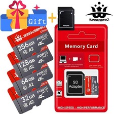 Micro SD Card 64GB 128GB 256GB 512GB TF Memory Card Class 10 High Speed
