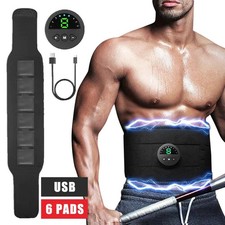 Abdominal EMS Muscle Stimulator Belt Electric Fitness Toning Belly Waist Trainer