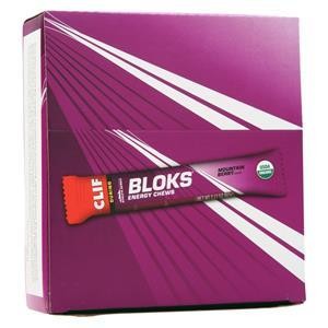 Clif Bar Bloks Energy Chews Mountain Berry 18 pckts 9690₽