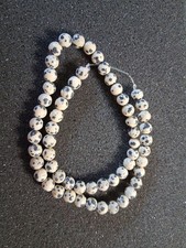 Beads - Dalmatian Jasper Stone Strand - 6mm