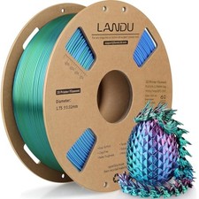 Silk Tri-Color PLA Filament 1.75mm 1Kg, 1KG Silk Tri Color Pla-red Blue Green