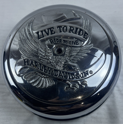 HARLEY DAVIDSON GENUINE LIVE TO RIDE AIR CLEANER COVER HAM CAN EVO