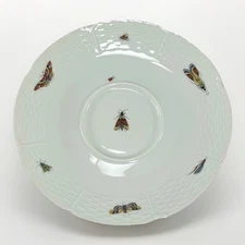 CERALENE A. Raynaud & Cie Porcelain Small Plate 7.25” Limoges France Insects VTG