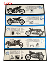 Poster Affiche BMW R27 R50 R50s R60 R69s Signes Techniques Indications 68 x 48