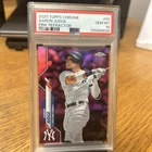 2020 Topps Chrome Aaron Judge Pink Refractor #50 Yankees PSA 10