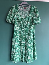 Joe Browns Midikleid Damen UK12 Unscharf Blum...
